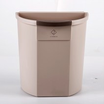 터치온리 가정용분리수거함 재활용분리수거함 2구 3구 쓰레기통 오픈형분리수거함 다용도 분리수거함 재활용쓰레기분리수거함 원터치 이동식 다용도 분리수거함 가정용분리수거함 재활용분리수거함, 28*19*29.5cm, 라이트 카레