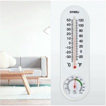 벽걸이 아날로그 온도계 습도계 온습도계 DD-10409[W77F07F], 1