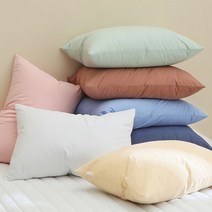 올리비아데코 블랭크 80수 고밀도 워싱 누비 베개커버50X70