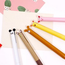 동물볼펜 캐릭터 판촉 펜 2color, 강아지볼펜