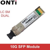 10G 이중 10/40/80KM SFP 모듈 SM LC 단일 모드 광학 Cisco/Mikrotik 스위치와 호환 가능, [04] 1pcs 40km 1310nm