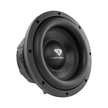 블랙다이아몬드 이큅먼트Black Diamond Equipment Black 차량용 서브우퍼 8인치 4옴 싱글 보이스 코일 최대 400W 스피커 1개 구성 DIA8S, Single Voice Coil_8-Inches