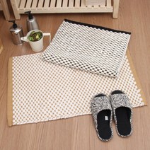 아트박스/투애니파이브투고 핸드메이드 수제 순면코튼 다이아 고급 발매트 70cm