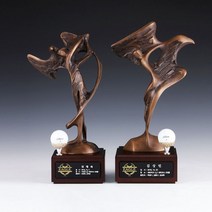 트로피주문제작 청동 트로피 싱글패 홀인원 이글패, 028, free