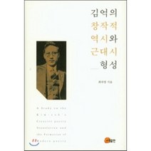 김억의 창작적 역시와 근대시 형성, 소명출판, 최라영 저