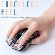 Razer Viper/Viper Ultimate 땀 방지용 하이킷 마우스 미끄럼 방지 그립 - Titan 가죽 - 소프트 터치(형광 노란색)