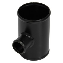블로우밸브 3인치 76mm 알루미늄 T파이프 모양 튜브 35mm ID bov용 블로우 오프 밸브 어댑터, 02 Black