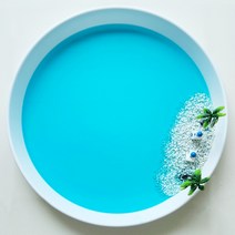 원형 놀이트레이 대형 중형 스몰월드 모래 촉감 미술놀이, 1.놀이트레이 중형(37cm)_화이트