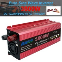 태양광 차량용 인버터 순수 사인파 전압 변압기 전력 변환기, 아이파워-3000w, 24v, 220v 230v 50hz