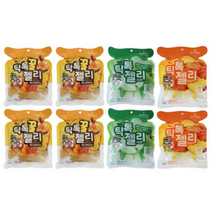 틱톡젤리 꿀젤리 허니버터향4봉+사과맛2봉+복숭아맛2봉 세트, 40g, 1세트