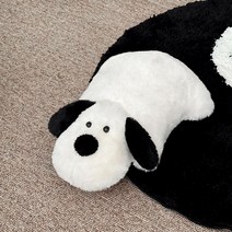 루시아이 귀여운 강아지 모찌 인형 쿠션, 30cm