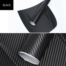수전사필름 3D 탄소 섬유 자동차 스티커 30cm x 127cm 광택 블랙 매트 자체 접착 오토바이 노트북 스킨 폰, 01 Black