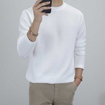 로코비전 95-125 남자 오버핏 드랍숄더 니트 티셔츠 빅사이즈