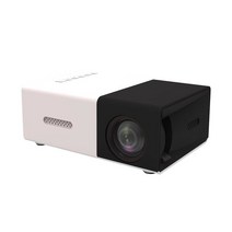 미니 빔프로젝터 캠핑 YG300 Pro LED 미니 프로젝터 1080P HDMI 호환 USB 오디오 휴대용 홈 미디어 비디오, 01 black white_03 AU 플러그