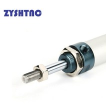 유압리프트 MAL 시리즈 미니 공압 실린더 16/20/25/32mm 보어 25-300mm 스트로크 복동 알루미늄 합금 에어, 04 100mm stroke_05 40mm Bore