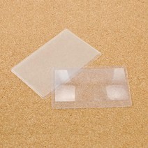 확대경 자연관찰 1/2/3PCS 3X 투명 신용 카드 모양 돋보기 확대 신문 책을 읽기위한 프레 넬 렌즈 확대, 01 3pcs