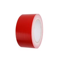 부자테이프 칼라 면테이프 유광 50mm x 25M, 적색, ▶▶,이걸로적색