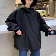 단체티 아노락 바람막이 후드티 자켓 간절기 점퍼 캐주얼룩 단체티-72394EA