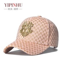 야구모자헬멧 바이크헬멧 모자 남성용 봄 최신 패션 야구 타이드 브랜드 캐주얼 와일드 스트리트 힙 스터 모자, Adjustable, 분홍색