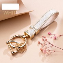 차키케이스 자동차 플립 폴드 키 케이스 커버 현대 I20 IX25 IX35 IX45 I1, White keychain