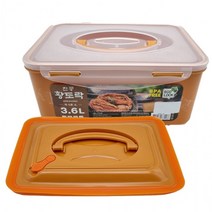 황토락김치통5호소/3.6리터/누름판포함, 상세페이지 참조