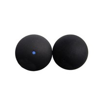 스쿼시 공 2 개몫 파란색 빨간색 노란색 저속 스포츠 고무 블랙 프로 선수 훈련 40mm, ONE DOT BLUE