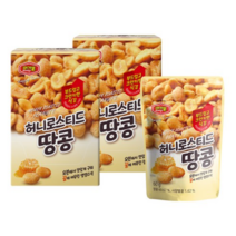 머거본 허니 로스티드 땅콩, 60g (1개), 12개