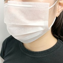 더 좋은 얇은 마스크 2중필터 50매 방수원단 일회용 여름용, 핑크