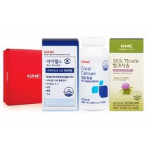 GNC [GNC][AK백화점] 아이헬스(30캡슐)+코랄칼슘(120캡슐)+밀크시슬(60캡슐) 세트, 선택완료, 단품없음