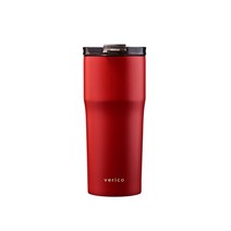 베리코 마스 보온보냉 스텐 텀블러 + 뚜껑 + 스텐빨대, 브릭레드, 480ml