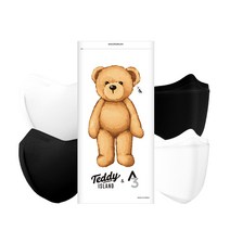 [A3마스크] 숨쉬기 편한 무통증 장시간착용마스크 스포츠마스크 등산마스크 블랙마스크 화이트마스크 화이트+블랙 반반세트 초특대형/특대형/대형/50매/100매(No:333), 3D입체형/특대형/반반세트/화이트+블랙 총100매, 1세트