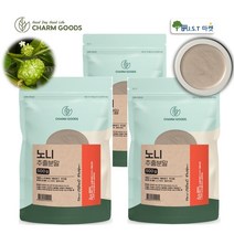 자유장터 노니가루 노니 추출 분말 100%, 3팩, 500g