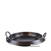 볶음 전골팬 4 size * 경질 코팅 원형 고리 양수 볶음팬 닭갈비팬 스끼야끼팬 업소용, 280, 1개