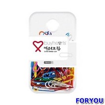 ForU543 판교 컬러크립 박스 300개 핀 클립 자석 사무용품 문구용품