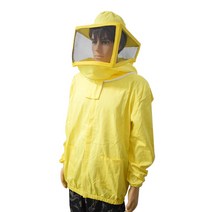 양봉 자재 용품100% 코 튼 노란색 양 봉 자 켓 펜싱 베일 비 스퀘어 양복과 함께, 03 Size XXL