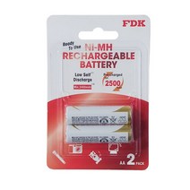 FDK 충전지 2500mAh 2입 저방전 충전지, 단품