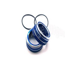 폭스바겐 2pcs 버튼 오디오 스테레오 볼륨 컨트롤 노브 링 커버 자동차 액세서리 폭스 바겐 tiguan mk2 아틀라스 troc 20172019 부품, 23.blue  Beetle 20152018