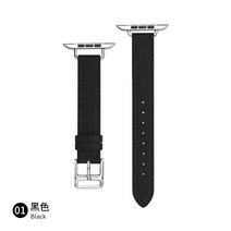 가죽시계줄 호환 애플 시계 밴드 통기성 부드러운 가죽 스트랩 44mm iWth 시리즈 7se 654 여성 워치