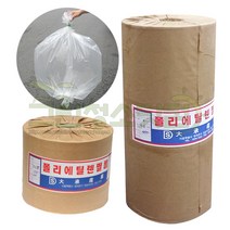 폴리에틸렌필름 0.03mm-15cm-457m 튜브형 농업용 포장용비닐 PE필름 비닐원단 롤비닐 비니루 포장용비닐봉투, 1개