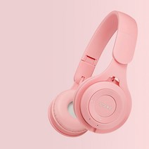 Bluedio M6 Hi Fi 노이즈 캔슬링 블루투스 5.0 헤드폰, 핑크색