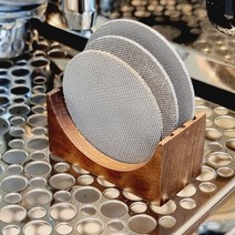 우드 퍽 필터 홀더 퍽스크린 거치대 커피 51mm 53mm 58mm 호환