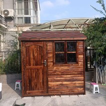 세컨하우스 목조주택 농막 타이니 모듈러주택 조립식, 길이 1.8m 폭 1.2m 높이 2m