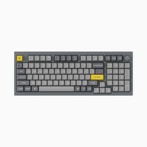 키크론 Q5 Knob 그레이 알루미늄 커스텀 기계식 키보드 핫스왑 애플 맥 풀배열 977858, 갈축
