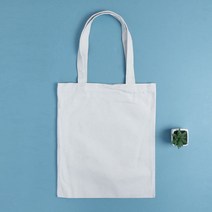 데일리 무지 에코백(30x36cm) (화이트) 시장가방