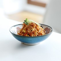 오반자이 하이비스커스 원형 찬기 14cm 일본 그릇 식기 빈티지식기 레트로식기 반찬그릇 개인그릇, 하이비스커스 원형 찬기 14cm[블루]