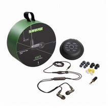 슈어 aonic 3 SHURE 가수 커스텀 인이어 노이즈캔슬링 유선 무선 블루투스 이어폰, 블랙