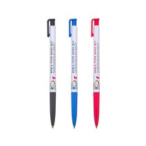 제노 앵그리 리틀걸 캐릭터 볼펜 노크식 유성펜 0.7mm 1타12입, 흑