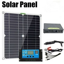 태양 전지 패널 ETFE PET PV Monocrystalline 셀 12V 100A 배터리 충전기 시스템 키트 캐러밴 보트, [05] Set- controller 100A