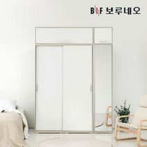 보루네오 캐빈 슬라이딩 옷장 1600 CC세트, 그레이