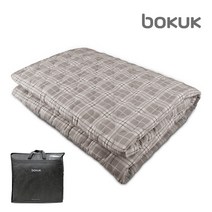 보국전자 에어셀 워셔블 전기요 커피브라운 BKB-1606D(더블) 135x180 가정용 캠핑용